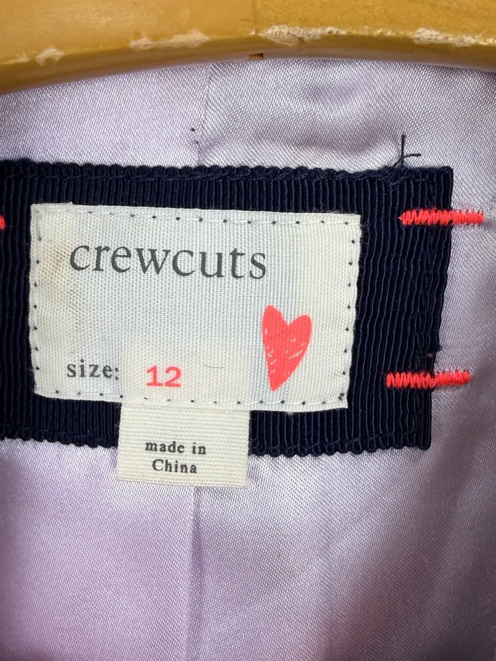 Crewcuts by J.Crew Girls Wool Blend Dress Coat Gray Size 12